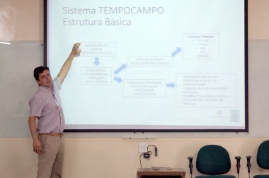 Ferramenta de previsão de clima no campo é tema de reunião no Grupo ESALQ-LOG