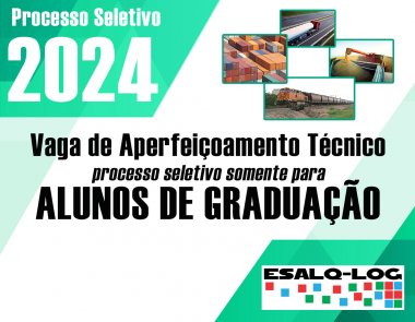 ESALQ-LOG está com inscrições abertas para vagas de novos pesquisadores para o ano de 2024